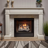 Bluegrass Living Vent Free Dual Fuel Gas Log Set - 18 in. Driftwood, 30,000 BTU, Remote Control - Model# B18DR-UL2