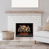 Bluegrass Living Vented Natural Gas or Propane Fireplace Log Set With Remote Control Kit - 18 in. Driftwood, 45,000 BTU - Model# BVL18-1-RO