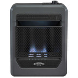 Bluegrass Living Natural Gas Vent Free Blue Flame Gas Space Heater With Base Feet - 10,000 BTU, T-Stat Control - Model# B10TNB-B