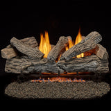 Bluegrass Living Vent Free Natural Gas Log Set - 30 Inch Traditional Oak, 32,000 BTU, Remote Control - Model# B30NR-ES1