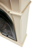 Bluegrass Living Vent Free Propane Gas Fireplace System - 10,000 BTU, T-Stat Control, Antique White Finish - Model# B100TP-1-AW