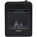 Bluegrass Living Propane Gas Blue Flame Ice House Heater - 10,000 BTU, Manual Control - Model# B10MPBF-I