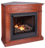 Bluegrass Living Vent Free Natural Gas Fireplace System - 32,000 BTU, Remote Control, Heritage Cherry Finish - Model# B500RTN-M-HC