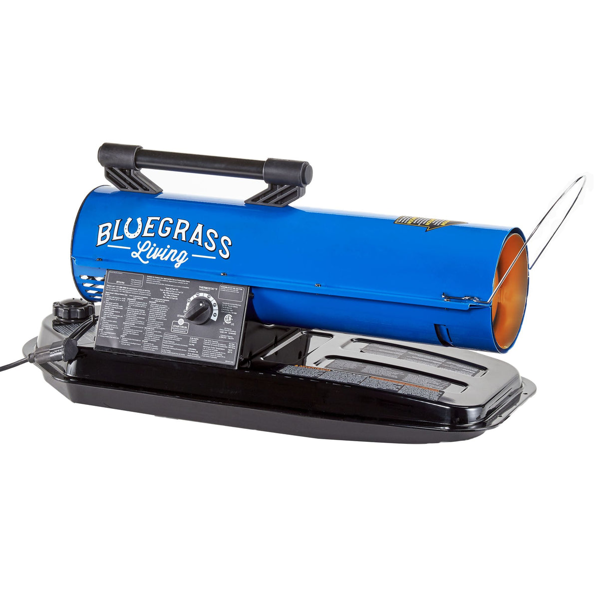 Bluegrass Living Portable Kerosene Multi-Fuel Forced Air Heater - 80,0
