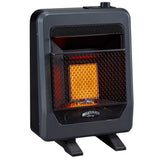 Bluegrass Living Propane Gas Vent Free Infrared Gas Space Heater With Base Feet - 10,000 BTU, T-Stat Control - Model# B10TPIR-B
