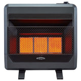 Bluegrass Living Propane Gas Vent Free Infrared Gas Space Heater With Blower and Base Feet - 28,000 BTU, T-Stat Control - Model# B28TPIR-BB