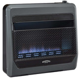 Bluegrass Living Propane Gas Vent Free Blue Flame Gas Space Heater With Blower and Base Feet - 30,000 BTU, T-Stat Control - Model# B30TPB-BB