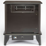 Bluegrass Living Panorama Vent Free Dual Fuel 3-Sided Gas Stove - 23,000 BTU, Remote Control, Black Finish - Model# BTSD23RT