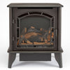 Bluegrass Living Panorama Vent Free Dual Fuel 3-Sided Gas Stove - 23,000 BTU, Remote Control, Black Finish - Model# BTSD23RT