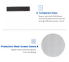 Bluegrass Living Harland Fireplace Glass Doors With Screen, Small - Model# HLFD-SM