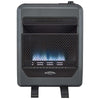 Bluegrass Living Natural Gas Vent Free Blue Flame Gas Space Heater With Blower and Base Feet - 20,000 BTU, T-Stat Control - Model# B20TNB-BB