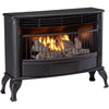 Bluegrass Living Reconditioned Vent Free Propane Gas Stove - 25,000 BTU, Remote Control, Black Finish - Model# BQSP25R-R