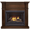 Bluegrass Living Vent Free Propane Gas Fireplace System - 26,000 BTU, Remote Control, Gingerbread Finish - Model# B300RTP-3-G