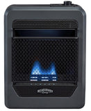 Bluegrass Living Propane Gas Vent Free Blue Flame Gas Space Heater With Base Feet - 10,000 BTU, T-Stat Control - Model# B10TPB-B