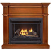 Bluegrass Living Vent Free Natural Gas Fireplace System - 26,000 BTU, Remote Control, Apple Spice Finish Model# B300RTN-3-AS