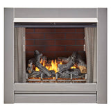 Vintage Red Ceramic Fiber Brick Panel for 450 Series Outdoor Fireplace Insert - Model# FLB450-VR