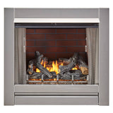 Vintage Red Ceramic Fiber Brick Panel for 450 Series Outdoor Fireplace Insert - Model# FLB450-VR