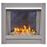 Slate Gray Ceramic Fiber Brick Panel for 450 Series Outdoor Fireplace Insert - Model# FLB450-SG