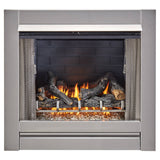 Slate Gray Ceramic Fiber Brick Panel for 450 Series Outdoor Fireplace Insert - Model# FLB450-SG