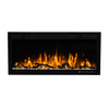 Bluegrass Living Slimline 36 Inch Wall Mount and Recessed Electric Fireplace - Model# BEF-36BIF04