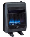 Bluegrass Living Propane Gas Vent Free Blue Flame Gas Space Heater With Blower and Base Feet - 20,000 BTU, T-Stat Control - Model# B20TPB-BB