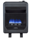 Bluegrass Living Natural Gas Vent Free Blue Flame Gas Space Heater With Blower and Base Feet - 20,000 BTU, T-Stat Control - Model# B20TNB-BB