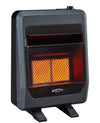 Bluegrass Living Propane Gas Vent Free Infrared Gas Space Heater With Blower and Base Feet - 18,000 BTU, T-Stat Control - Model# B18TPIR-BB