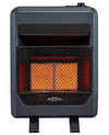 Bluegrass Living Natural Gas Vent Free Infrared Gas Space Heater With Blower and Base Feet - 20,000 BTU, T-Stat Control - Model# B20TNIR-BB