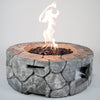 Bluegrass Living 28 Inch Edinburgh MGO Propane Fire Pit Table with Glass Beads and Cover - Model# HF09501AA