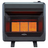 Bluegrass Living Reconditioned Natural Gas Vent Free Infrared Gas Space Heater With Blower and Base Feet - 30,000 BTU, T-Stat Control - Model# B30TNIR-BB-R