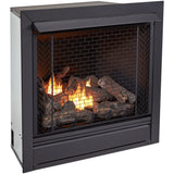 Bluegrass Living Vent Free Propane Gas Fireplace Insert - 32,000 BTU, Remote Control, Zero Clearance Design - Model# B500RTP