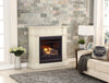 Bluegrass Living Vent Free Natural Gas Fireplace System - 26,000 BTU, Remote Control, Antique White Finish - Model# B300RTN-2-AW