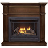 Bluegrass Living Vent Free Natural Gas Fireplace System - 26,000 BTU, Remote Control, Gingerbread Finish - Model# B300RTN-3-G