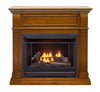 Bluegrass Living Vent Free Natural Gas Fireplace System - 26,000 BTU, Remote Control, Apple Spice Finish - Model# B300RTN-4-AS