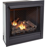 Bluegrass Living Vent Free Natural Gas Fireplace Insert - 32,000 BTU, Remote Control, Zero Clearance Design - Model# B500RTN
