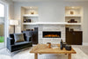Bluegrass Living Slimline 50 Inch Wall Mount and Recessed Electric Fireplace - Model# BEF-50BIF04