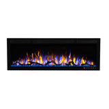 Bluegrass Living Slimline 50 Inch Wall Mount and Recessed Electric Fireplace - Model# BEF-50BIF04