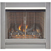 Bluegrass Living Outdoor Fireplace Insert With Concrete Log Set and Sandstone Brick Fiber Liner - Model# BL450SS-L-S