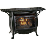 Bluegrass Living Vent Free Natural Gas Stove With Automatic Ignition and Variable Flame Control - 26,000 BTU, Remote Control, Gloss Black Finish - Model# BSSN26ART-G