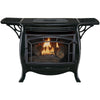 Bluegrass Living Vent Free Natural Gas Stove With Automatic Ignition and Variable Flame Control - 26,000 BTU, Remote Control, Gloss Black Finish - Model# BSSN26ART-G