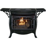 Bluegrass Living Vent Free Natural Gas Stove With Automatic Ignition and Variable Flame Control - 26,000 BTU, Remote Control, Gloss Black Finish - Model# BSSN26ART-G