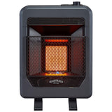Bluegrass Living Propane Gas Vent Free Infrared Gas Space Heater With Base Feet - 10,000 BTU, T-Stat Control - Model# B10TPIR-B