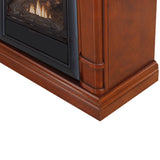 Bluegrass Living Vent Free Propane Gas Fireplace System - 10,000 BTU, T-Stat Control, Walnut Finish - Model# B100TP-3-W