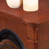 Bluegrass Living Vent Free Natural Gas Fireplace System - 10,000 BTU, T-Stat Control, Walnut Finish - Model# B100TN-3-W